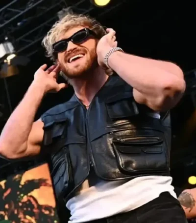 Royal Rumble Kickoff Logan Paul Black Vest