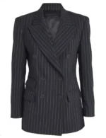 Ruby Ashbourne I Jack Wright S01 Black Striped Blazer