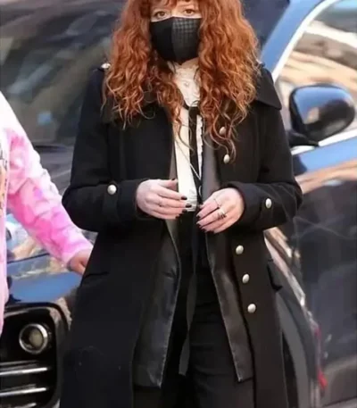 Russian Doll S02 Nadia Vulvokov Black Long Coat
