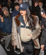 SNL S51 Rihanna Shearling Coat