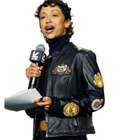 SXSW 2026 Liza Koshy Leather Jacket