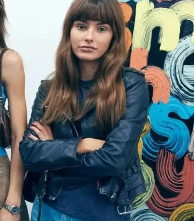 Sandra Zubovic Barracuda Queens Black Leather Jacket