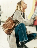Sara Exterritorial Checked Coat