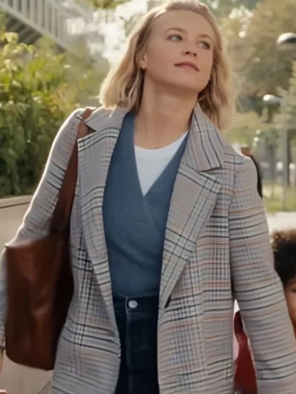 Sara Exterritorial Checked Coat