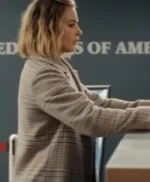 Sara Exterritorial Checked Coat