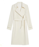 Sarah Levy SurrealEstate White Wool Coat