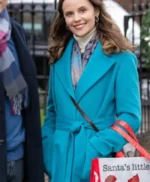 Sarah Ramos Christmas In Notting Hill Trench Coat