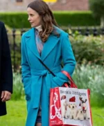 Sarah Ramos Christmas In Notting Hill Trench Coat