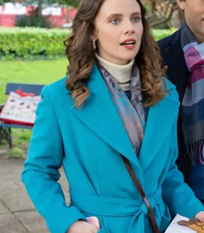 Sarah Ramos Christmas In Notting Hill Trench Coat