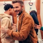 Save Our Squad David Beckham Suede Jacket