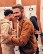 Save Our Squad David Beckham Suede Jacket