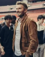 Save Our Squad David Beckham Suede Jacket