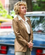 Scarlett Johansson Paper Tiger Brown Blazer