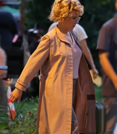 Scarlett Johansson Paper Tiger Coat