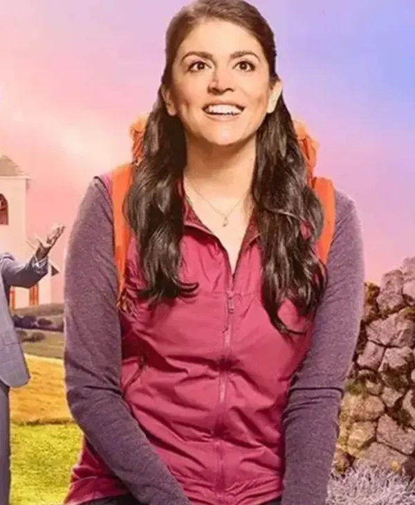 Schmigadoon 2023 Cecily Strong Maroon Vest