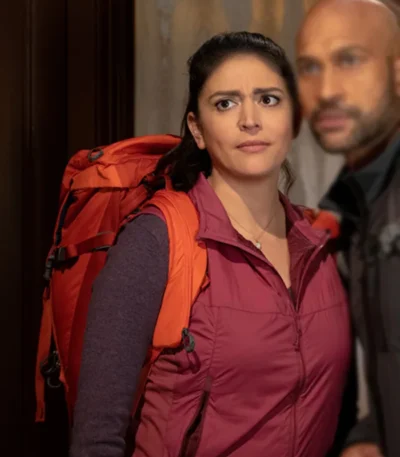 Schmigadoon 2023 Cecily Strong Maroon Vest