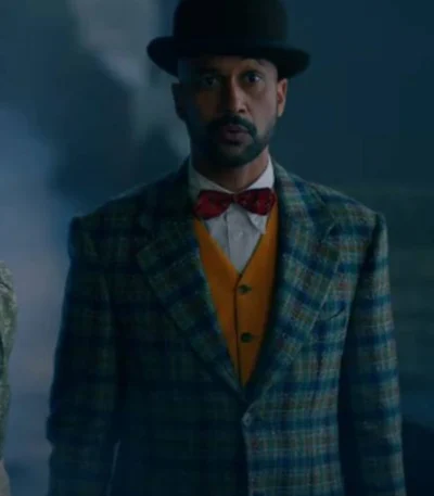 Schmigadoon 2023 Keegan Michael Key Plaid Blazer