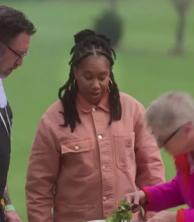 Searching for Soul Food 2023 Alisa Reynolds Pink Jacket