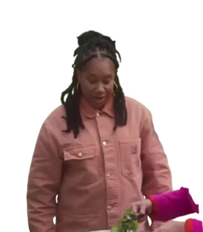 Searching for Soul Food 2023 Alisa Reynolds Pink Jacket