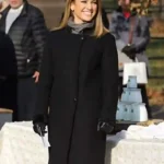 Second Act Jennifer Lopez Black Wool Coat