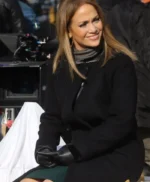 Second Act Jennifer Lopez Black Wool Coat