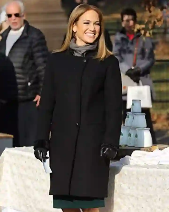Second Act Jennifer Lopez Black Wool Coat Second Act Jennifer Lopez Black Wool Coat