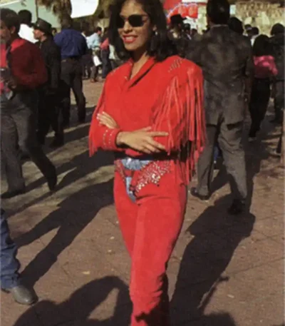 Selena The Series S02 Quintanilla Red Leather Jacket