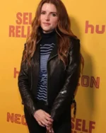 Self Reliance Maddy Black Leather Jacket