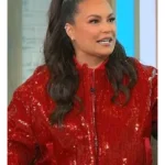Sherri TV Talk Show Angie Martinez Red Jacket