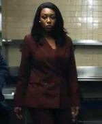 Amanda Warren The Night Agent S02 Maroon Blazer