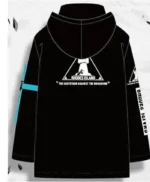 Amiya Arknights Black Hooded Cotton Jacket