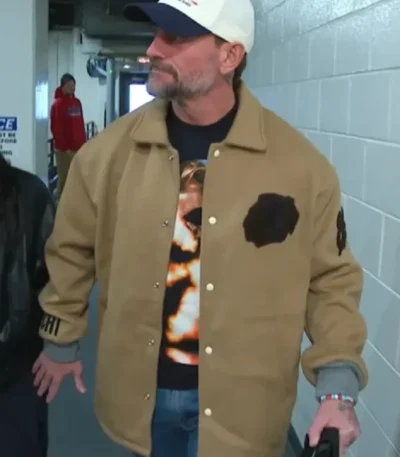 CM Punk Chicago Blackhawks jacket