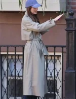 Dakota Johnson Materialists Beige Trench Coat