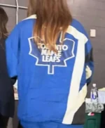 Hailey Bieber Toronto Maple Leafs Jacket