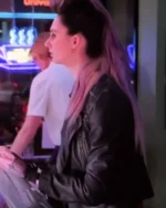 Harold and the Purple Crayon Tanya Reynolds Black Biker Jacket