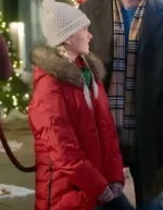 Holiday Hotline 2023 Myla Volk Red Parka Jacket