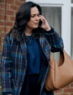 Jill Halfpenny The Feud Light Coat