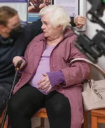 June Squibb Eleanor the Great Pink Trench Coat