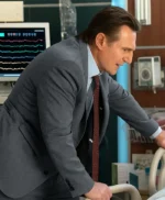 Liam Neeson The Naked Gun Grey Blazer
