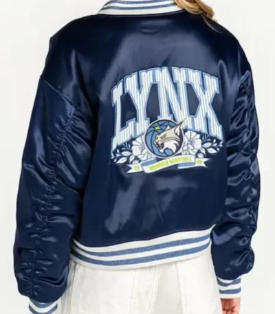 Minnesota Lynx TWC Blue Satin Jacket
