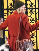 Naomi Watts The Friend Red Wool Coat