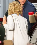 Scarlett Johansson Paper Tiger White Blazer