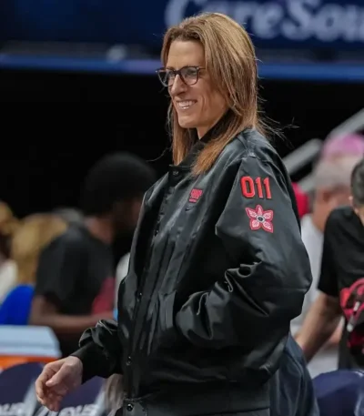 Indiana Fever Stranger Things Black Jacket