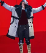 WWE RAW Seth Rollins White Leather Coat