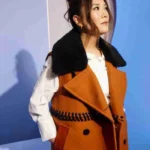 Shortcomings 2023 Ally Maki Brown Jacket