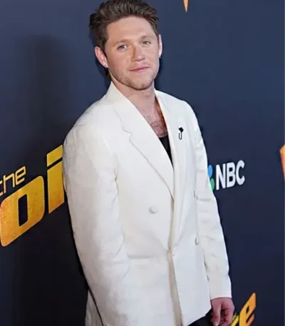 Show The Voice Nial Horan White Blazer Coat