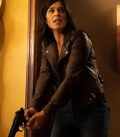 Sidney Prescott Scream Black Leather Jacket