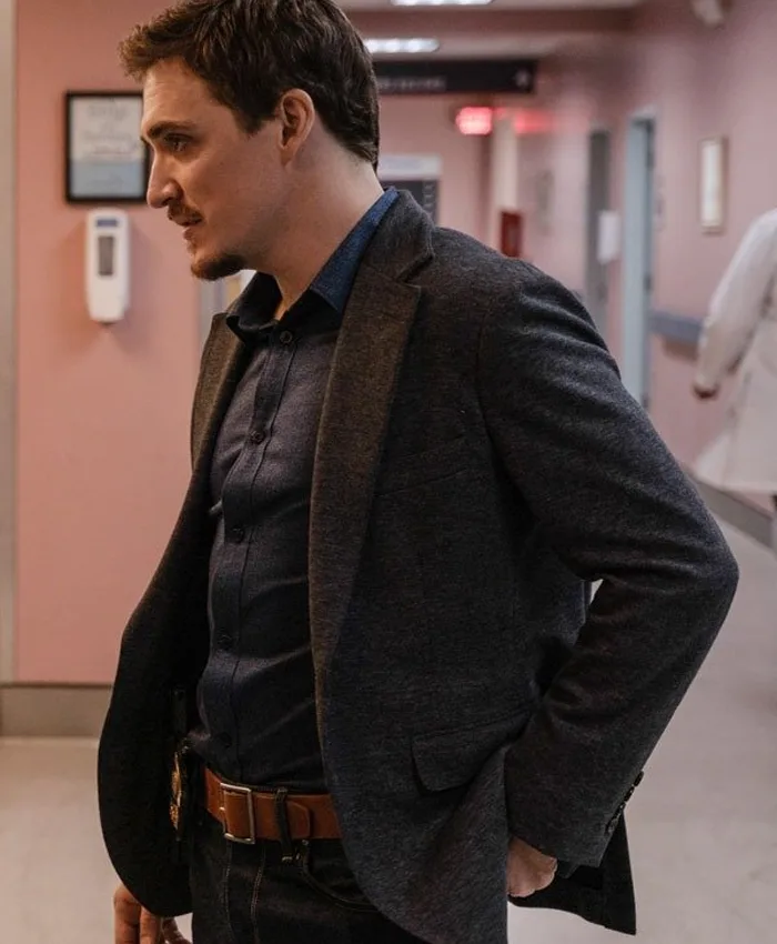 Smile 2022 Kyle Gallner Black Wool Blazer Smile 2022 Kyle Gallner Black Wool Blazer