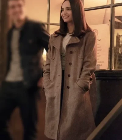 Sofia Carson My Oxford Year Wool Coat