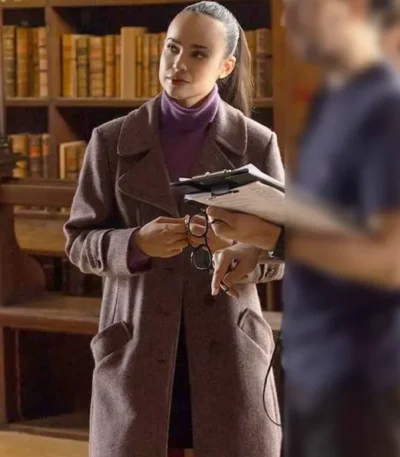 Sofia Carson My Oxford Year Wool Coat